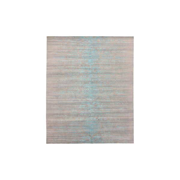 Shangri La Rug, aqua azul, Rezas