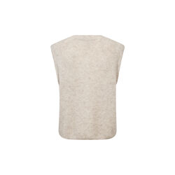 MMAlmine Thora Knit Vest, feather gray, MOS MOSH