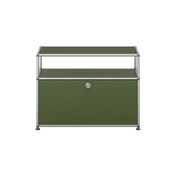 USM Haller | Model O1 | Olive Green | Sidebord, USM Haller