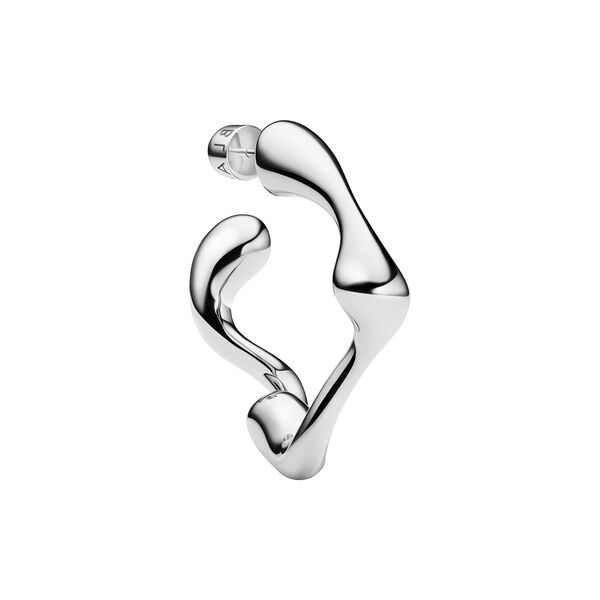 Splash Hoop Small Left, silver, Maria Black