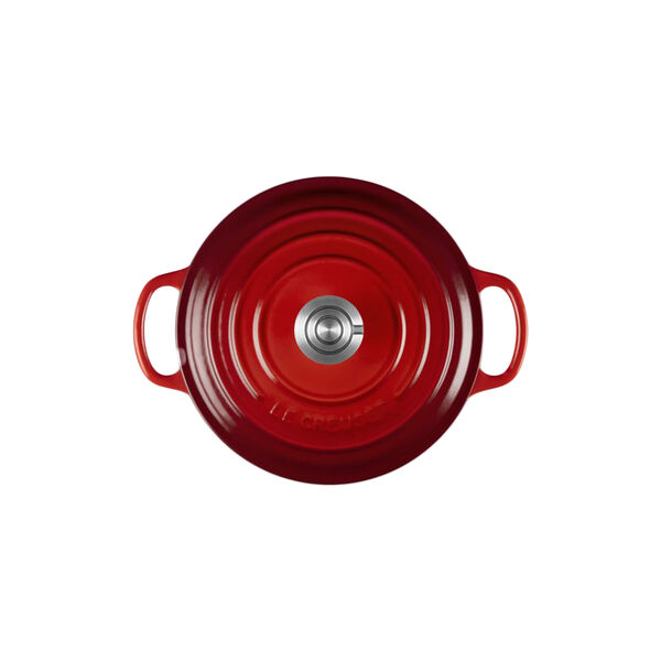 Signature Round Cocotte | 20 cm | Cerise, Le Creuset