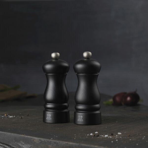 Clermont Salt & Pepper Grinder Set 13 cm, black, Peugeot