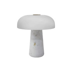 Glossy Mini Portable Table Lamp, white, Design For The People