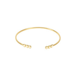LUMI Bracelet, white sand, bangle up