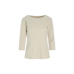 Naibu rib Blouse with 3/4 Sleeves, ivory, BITTE KAI RAND
