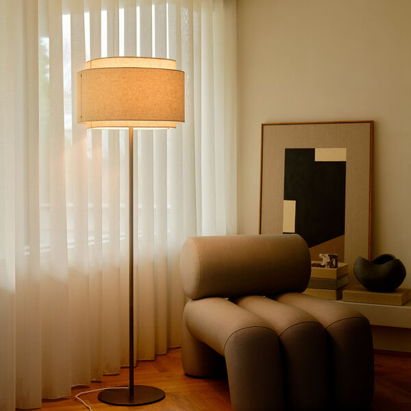 Takai Floor Lamp, beige, Design For The People