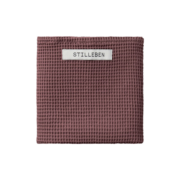 Tea towel waffle, rusty brown, Stilleben