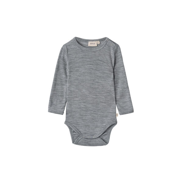 Wool Body L/S Lucca, 0224 melange grey, Wheat