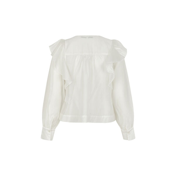 Dream Ruffle Blouse, jet stream, Second Female