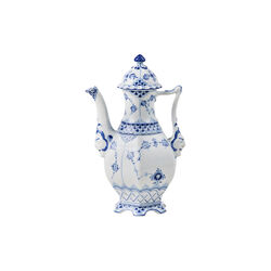 Blue Fluted Full Lace Coffee Pot 50 cl, Royal Copenhagen