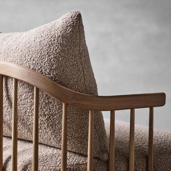 Fly SC10 Lounge Chair, Karakorum 003/oiled oak Fly SC10 Lounge Chair, Karakorum 003/oiled oak, &Tradition