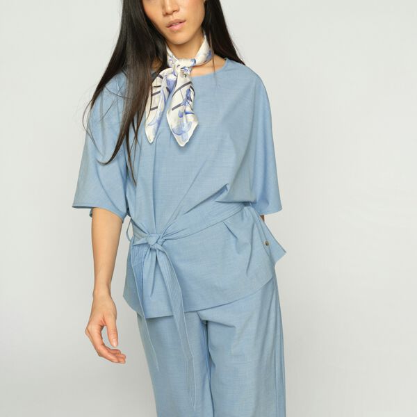 MMRikas Roy Blouse, light blue, MOS MOSH