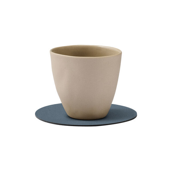 Nupo glass mat Circle, dark blue, LIND DNA