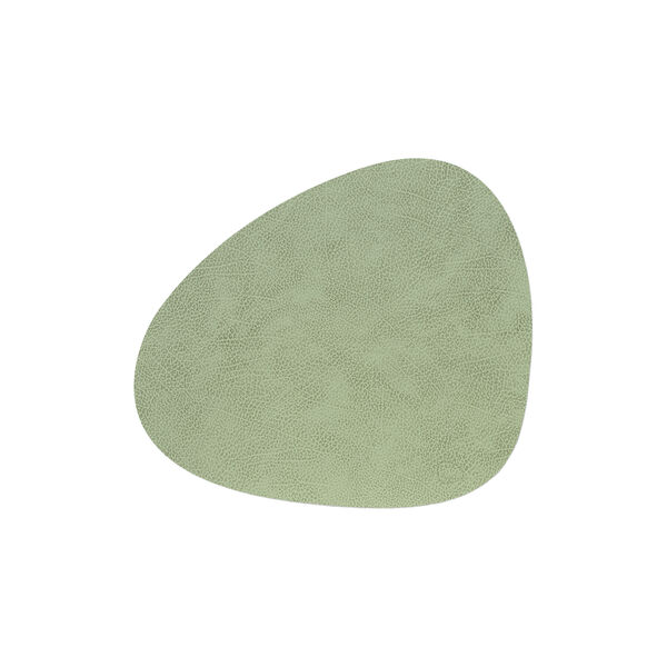 Hippo table mat Curve L, olive green, LIND DNA