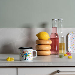Pippi enamel mug, multicolour, Muurla