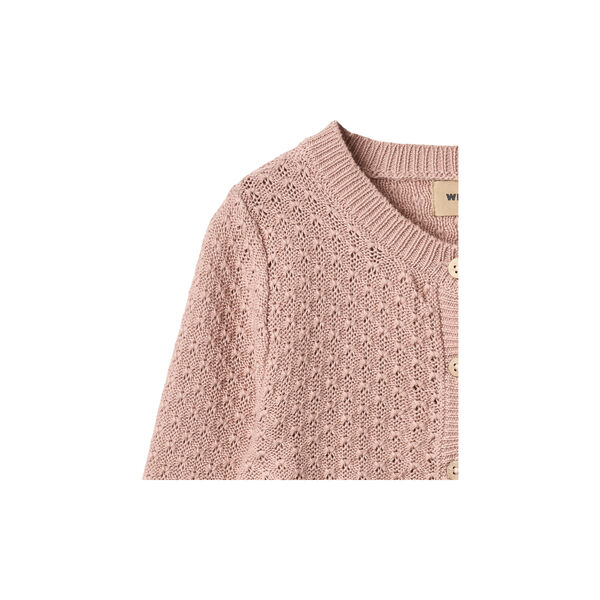 Knit Cardigan Magnella, rose powder Knit Cardigan Magnella, rose powder, Wheat