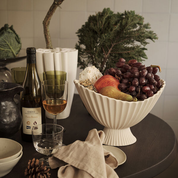 Fountain Bowl Large, off-white, Ferm Living