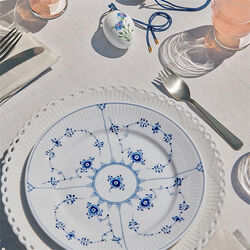 White Fluted Full Lace Plate &Oslash; 19 cm, Royal Copenhagen