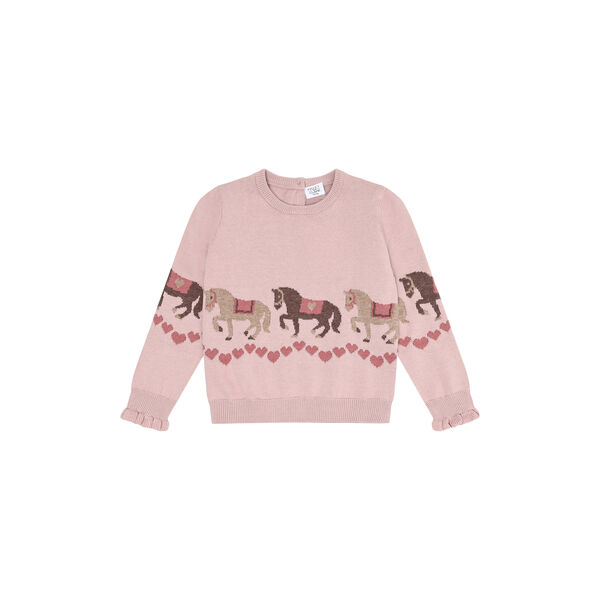 HCPani Horse Pullover, adobe rose, Hust & Claire