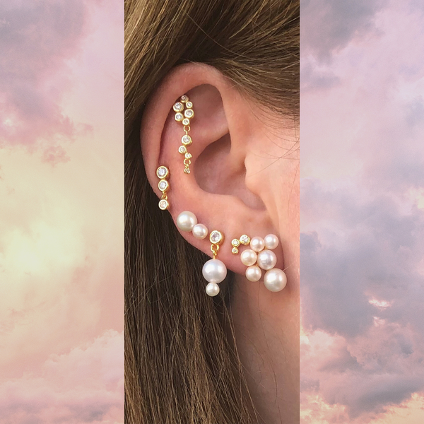 Trio Stud Trio Stud, The Earring Shop