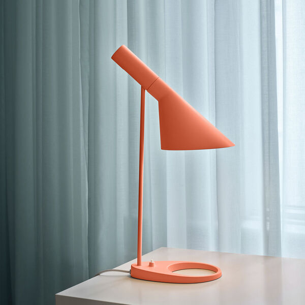 AJ Mini Table Lamp, electric orange, Louis Poulsen