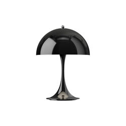 Panthella 250 Portable Table Lamp, opaque black, Louis Poulsen