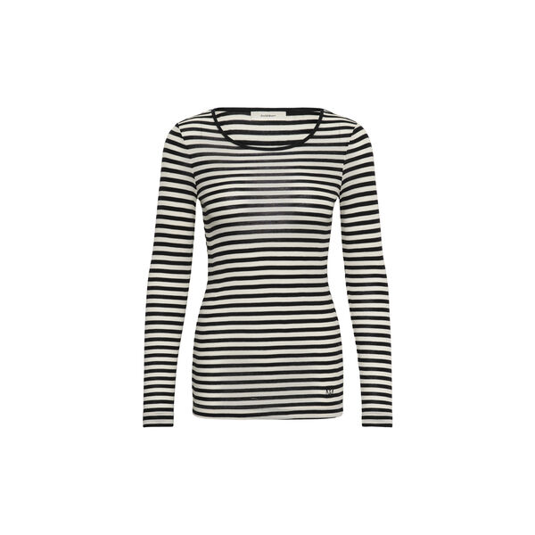 FangIW T-Shirt  LS, black/vanilla, InWear