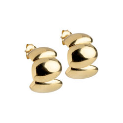 Melia Chunky hoops, forgyldt, ENAMEL Copenhagen