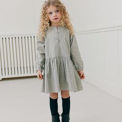 IndicaKB Dress, grey check, Sofie Schnoor