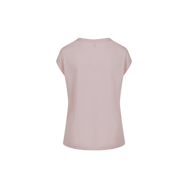 CC Heart Basic V-neck T-shirt, daisy pink, Coster Copenhagen