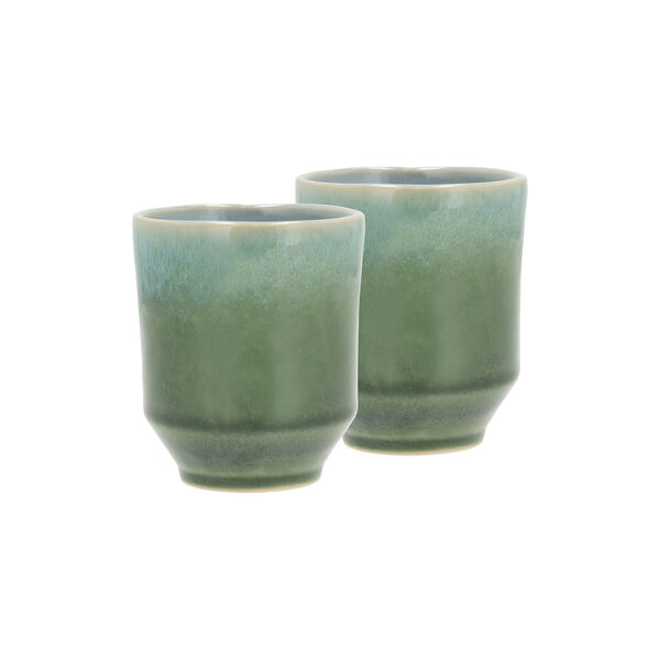 Styles Mug 2 pcs, green/blue, Villa Collection
