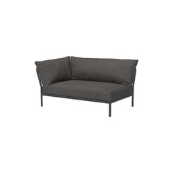 LEVEL2 Left Corner Lounge Sofa, Basic dark grey, HOUE