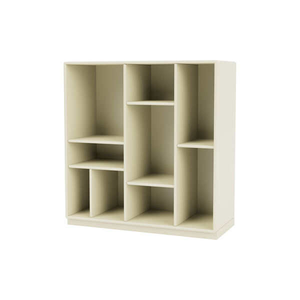 Montana 1613 Shelf with Wheels, 150 vanilla/black, Montana Furniture