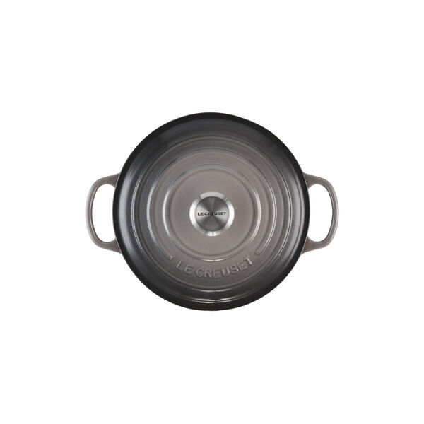Signature round cast iron pot &Oslash; 20 cm, flint, Le Creuset