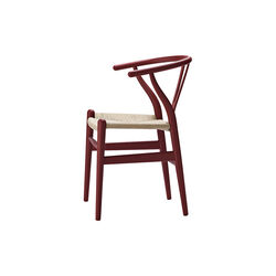 CH24 Wish Bone Chair, soft red, Carl Hansen & S&oslash;n