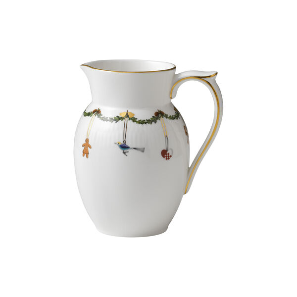 Star Fluted Christmas Jug 90 cl, Royal Copenhagen