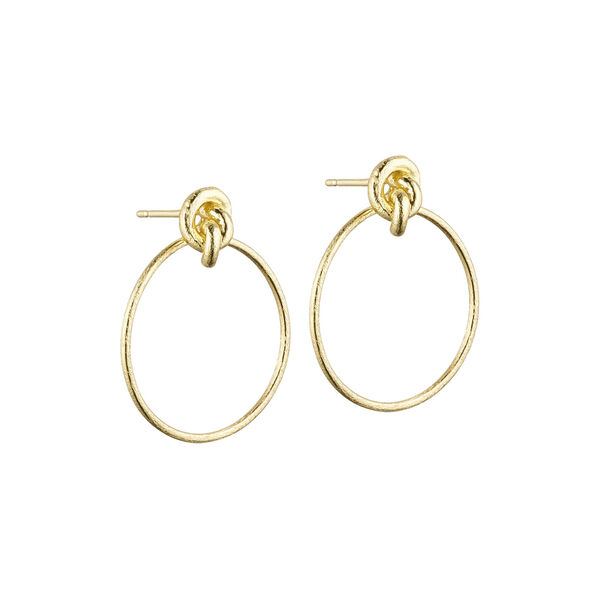 Lilou post earrings, gold plated, Pure by Nat