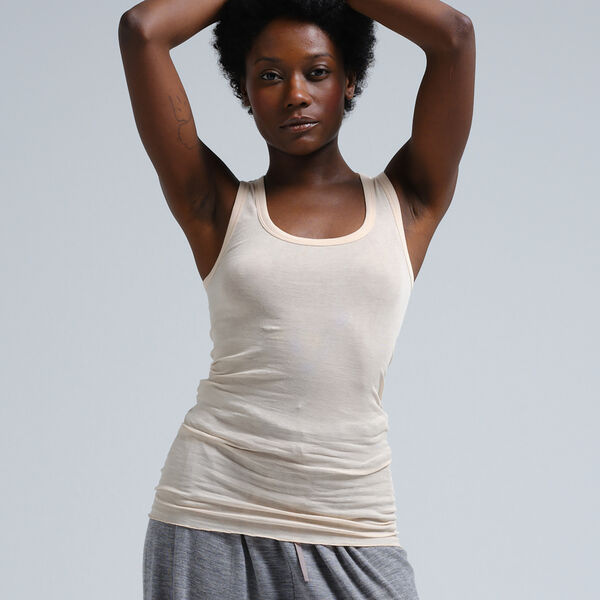 Bella top, rosie beige, Seamless Basic