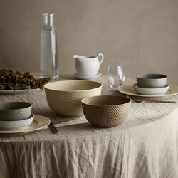 Rhombe Earth Bowl, clay, Lyngby Porcel&aelig;n