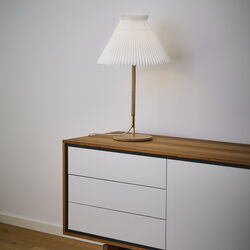 Le Klint 328 Table Lamp with Standard Shade, soap treated oak, LE KLINT