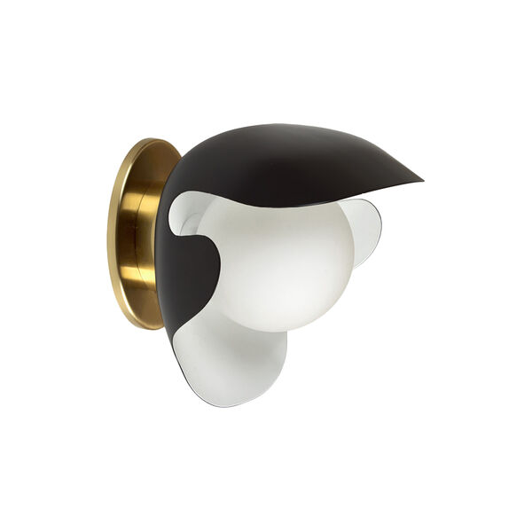 PS38 Wall Lamp, black/brass PS38 Wall Lamp, black/brass, ATBO