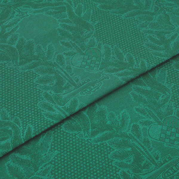 Star Fluted Glass Christmas tablecloth, gr&oslash;n, Royal Copenhagen