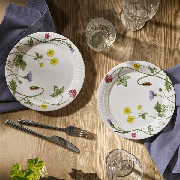 Hammershøi Summer Plate Ø 22 cm, wild flowers, Kähler