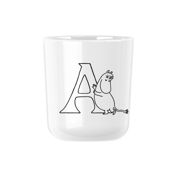 Moomin ABC Cup A, moomin white, RIG-TIG
