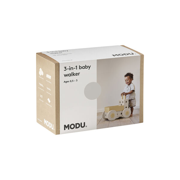 3-in-1 Baby Walker, sand grey/honey yellow 3-in-1 Baby Walker, sand grey/honey yellow, MODU