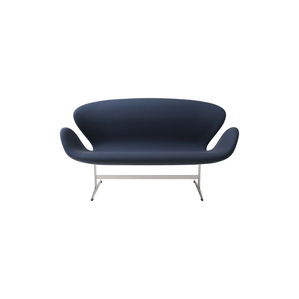 Swan Sofa™ 3321 2-seater Sofa, blue, Fritz Hansen