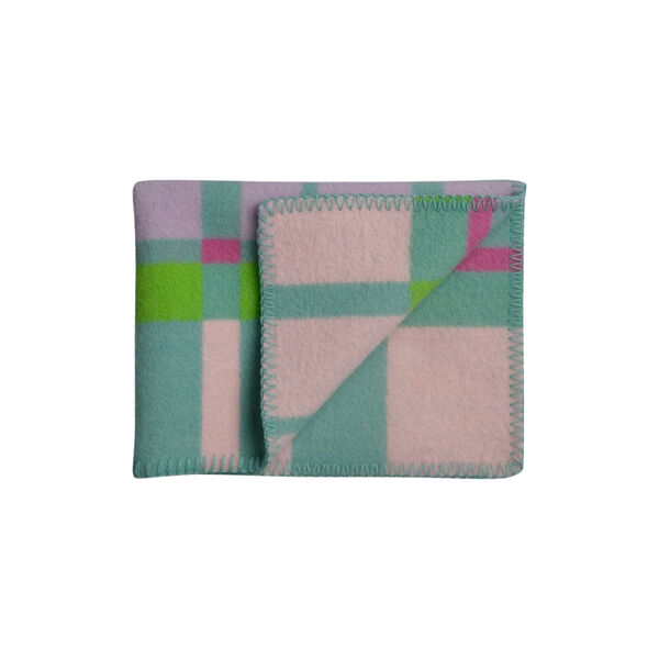 CITY Baby Size Throw, mint, Røros Tweed