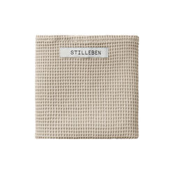 Tea towel waffle, sand, Stilleben