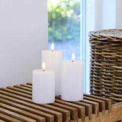 Sille Rechargeable Candles, white, Sirius Home