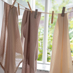 Muslins 3 pcs., moonlight beige, Sebra